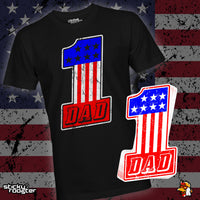 Load image into Gallery viewer, #1 Dad USA shirt
