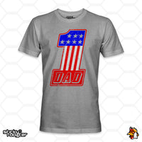 Load image into Gallery viewer, #1 Dad USA shirt
