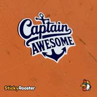 Load image into Gallery viewer, Captain Awesome sticker