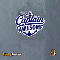 Load image into Gallery viewer, Captain Awesome sticker