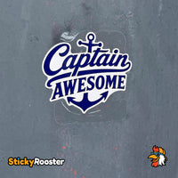Load image into Gallery viewer, Captain Awesome sticker