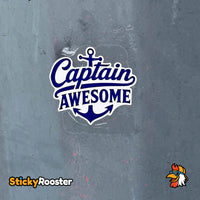 Load image into Gallery viewer, Captain Awesome sticker