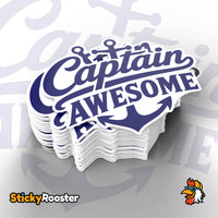 Load image into Gallery viewer, Captain Awesome sticker