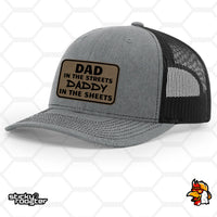 Load image into Gallery viewer, Dad In The Streets Leather Patch hat
