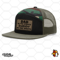 Load image into Gallery viewer, Dad In The Streets Leather Patch hat
