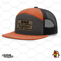 Load image into Gallery viewer, Dad In The Streets Leather Patch hat
