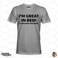 Load image into Gallery viewer, I&#39;m Great In Bed shirt
