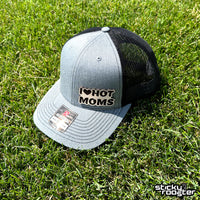 Load image into Gallery viewer, I Love Hot Moms Leather Patch hat
