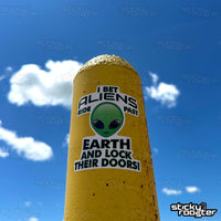 Load image into Gallery viewer, I Bet Aliens...sticker
