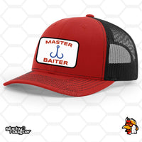 Load image into Gallery viewer, Master Baiter Embroidered Patch hat
