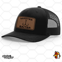 Load image into Gallery viewer, Master Baiter Leather Patch hat
