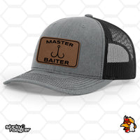 Load image into Gallery viewer, Master Baiter Leather Patch hat
