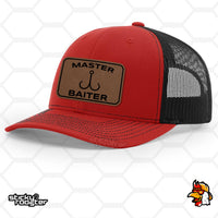 Load image into Gallery viewer, Master Baiter Leather Patch hat
