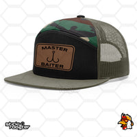 Load image into Gallery viewer, Master Baiter Leather Patch hat
