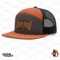 Load image into Gallery viewer, Master Baiter Leather Patch hat
