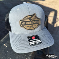 Load image into Gallery viewer, Morningwood Lumber Co. Leather Patch hat
