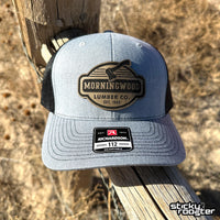 Load image into Gallery viewer, Morningwood Lumber Co. Leather Patch hat
