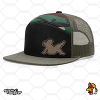 Load image into Gallery viewer, Real Mudflap Girl Leather Patch hat
