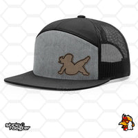 Load image into Gallery viewer, Real Mudflap Girl Leather Patch hat
