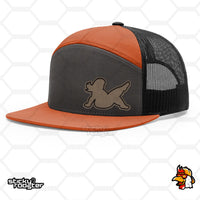 Load image into Gallery viewer, Real Mudflap Girl Leather Patch hat
