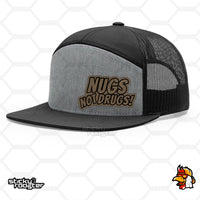 Load image into Gallery viewer, Nugs Not Drugs Leather Patch hat
