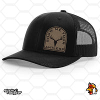 Load image into Gallery viewer, Show Me Your Antlers Leather Patch hat
