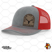 Load image into Gallery viewer, Show Me Your Antlers Leather Patch hat
