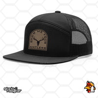 Load image into Gallery viewer, Show Me Your Antlers Leather Patch hat
