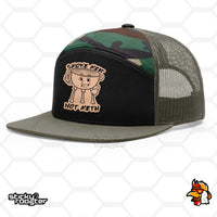 Load image into Gallery viewer, Smoke Meat Not Meth Leather Patch hat
