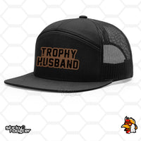 Load image into Gallery viewer, Trophy Husband Leather Patch hat
