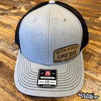 Load image into Gallery viewer, With A Body Like This, Who Needs Hair Leather Patch hat
