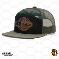 Load image into Gallery viewer, Certified YouTube Mechanic Leather Patch hat
