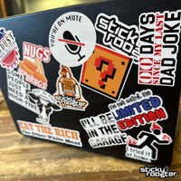 Load image into Gallery viewer, 0 Days Since My Last Dad Joke sticker
