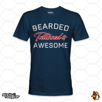 Load image into Gallery viewer, Bearded Tattooed and Awesome shirt
