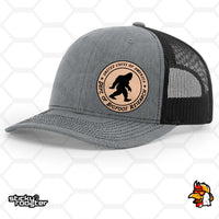 Load image into Gallery viewer, Bigfoot Research Leather Patch hat
