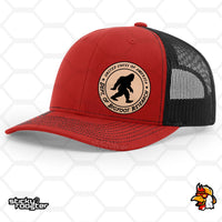 Load image into Gallery viewer, Bigfoot Research Leather Patch hat
