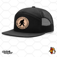 Load image into Gallery viewer, Bigfoot Research Leather Patch hat
