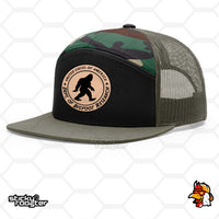 Load image into Gallery viewer, Bigfoot Research Leather Patch hat
