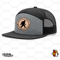 Load image into Gallery viewer, Bigfoot Research Leather Patch hat
