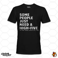 Load image into Gallery viewer, Some People Just Need A High-Five shirt
