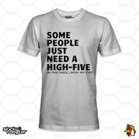 Load image into Gallery viewer, Some People Just Need A High-Five shirt
