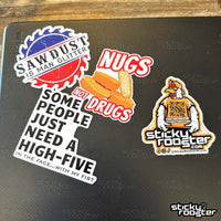 Load image into Gallery viewer, Some People Just Need A High-Five sticker
