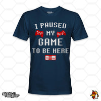 Load image into Gallery viewer, I Paused My Game To Be Here shirt

