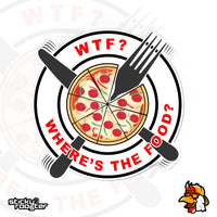 Load image into Gallery viewer, Where&#39;s The Food sticker
