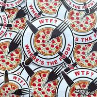 Load image into Gallery viewer, Where&#39;s The Food sticker
