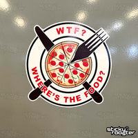 Load image into Gallery viewer, Where&#39;s The Food sticker
