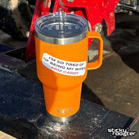 Load image into Gallery viewer, Wife&#39;s Arm Candy sticker (You get 2!)
