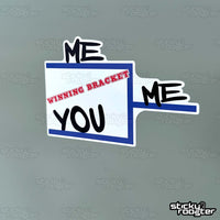 Load image into Gallery viewer, Winning Bracket sticker
