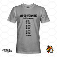 Load image into Gallery viewer, Woodworking In 10 Easy Steps shirt
