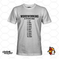 Load image into Gallery viewer, Woodworking In 10 Easy Steps shirt
